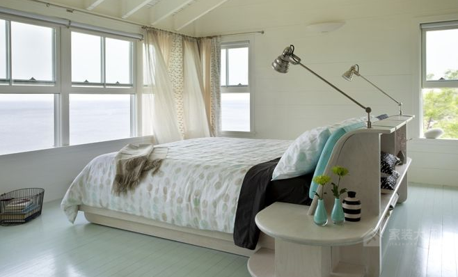 美观又有储存空间的床头板，卧室必备